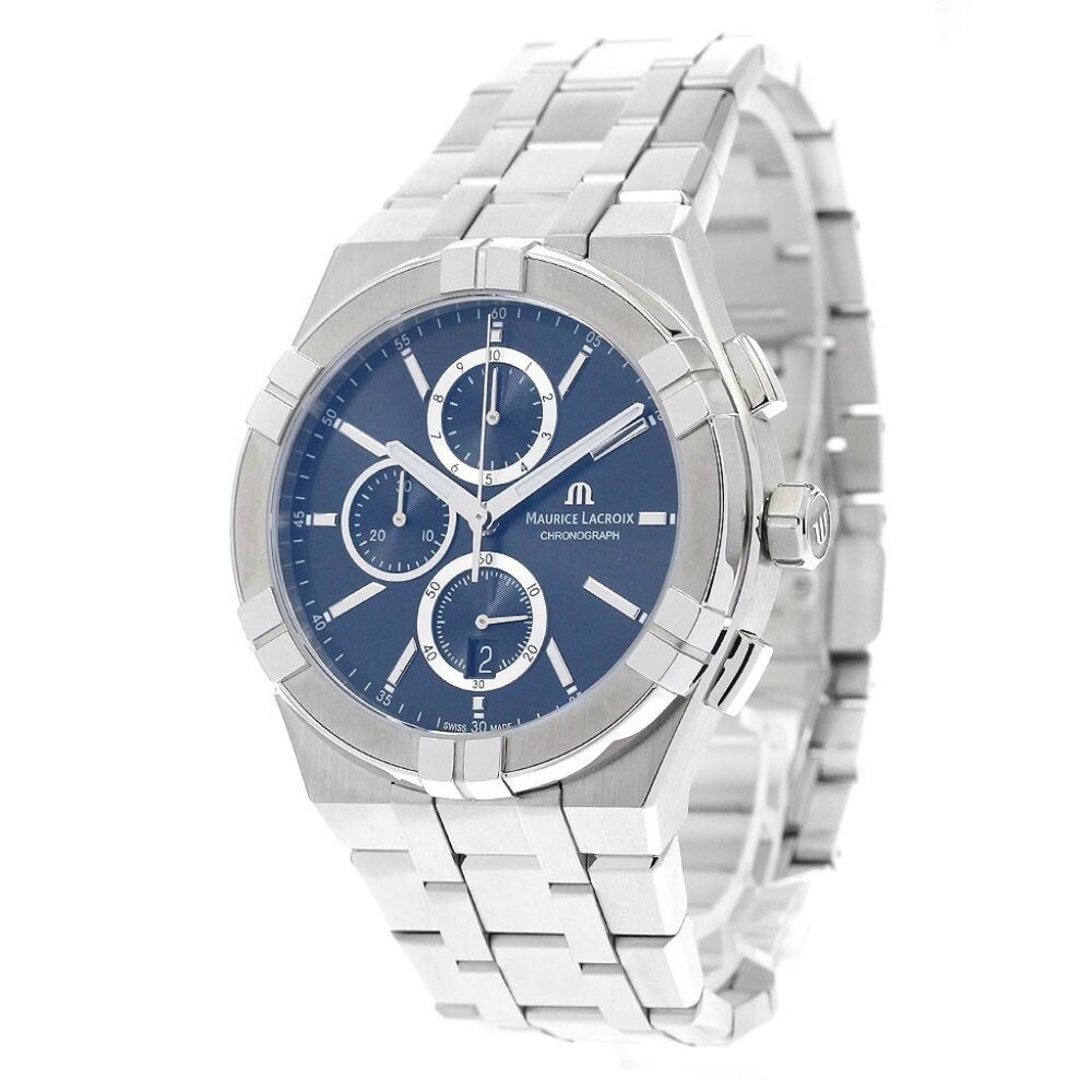 MAURICE LACROIX icon AI1118-SS002-330-1 Chronograph Date Quartz Men's
